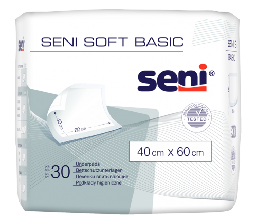 SENI SOFT BASIC 40X60CM 4x30 Stk. (120 Stück)